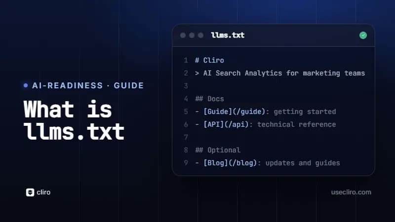What is llms.txt and how to create yours
