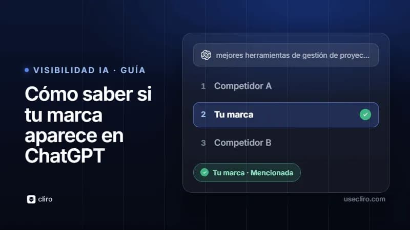 Cómo saber si tu marca aparece en ChatGPT