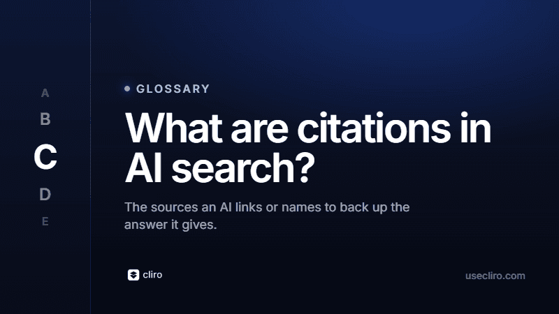 What Are Citations in AI Search? The Sources Behind Answers
