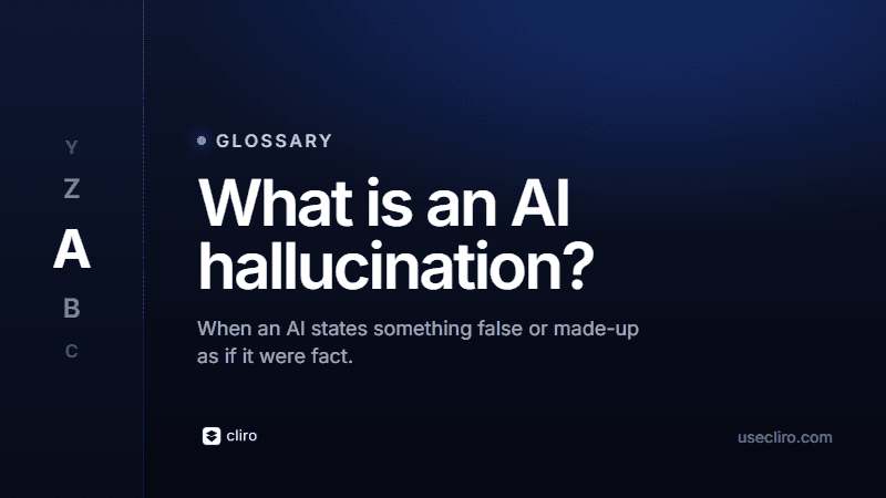 What Is an AI Hallucination? When AI Gets It Wrong