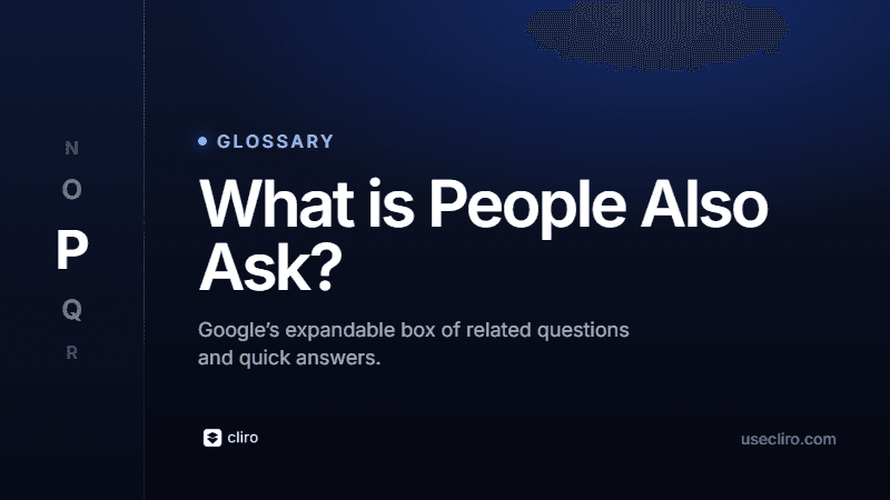 What Is People Also Ask? Understanding Google's PAA Box