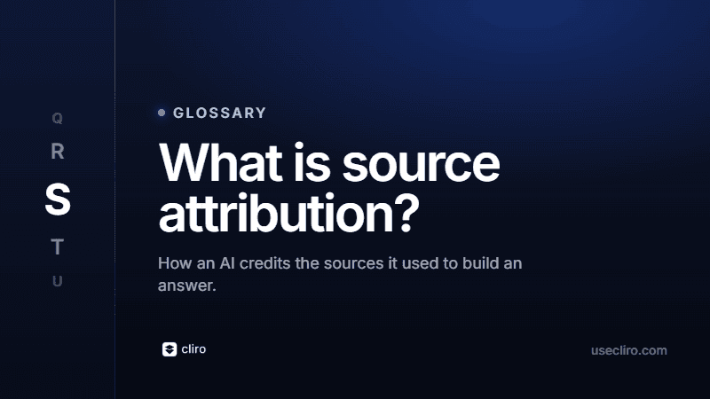 What Is Source Attribution? How AI Credits Its Sources