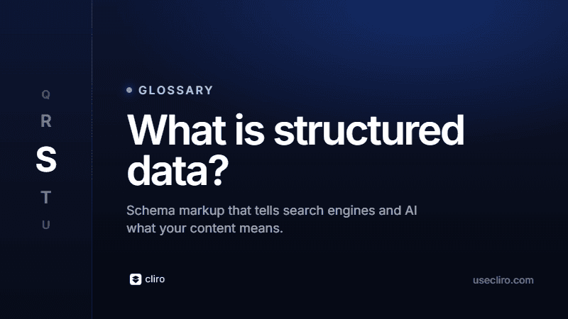 What Is Structured Data? Schema Markup for SEO and AI
