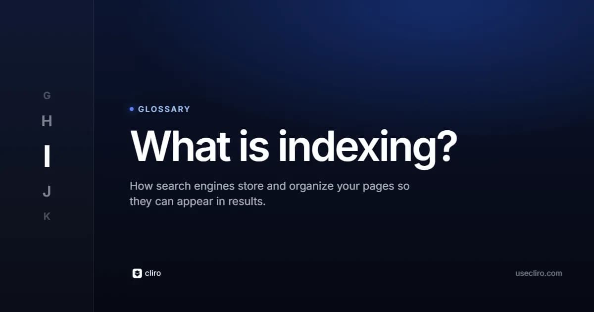 What Is Indexing in SEO? How Search Engines Store Pages