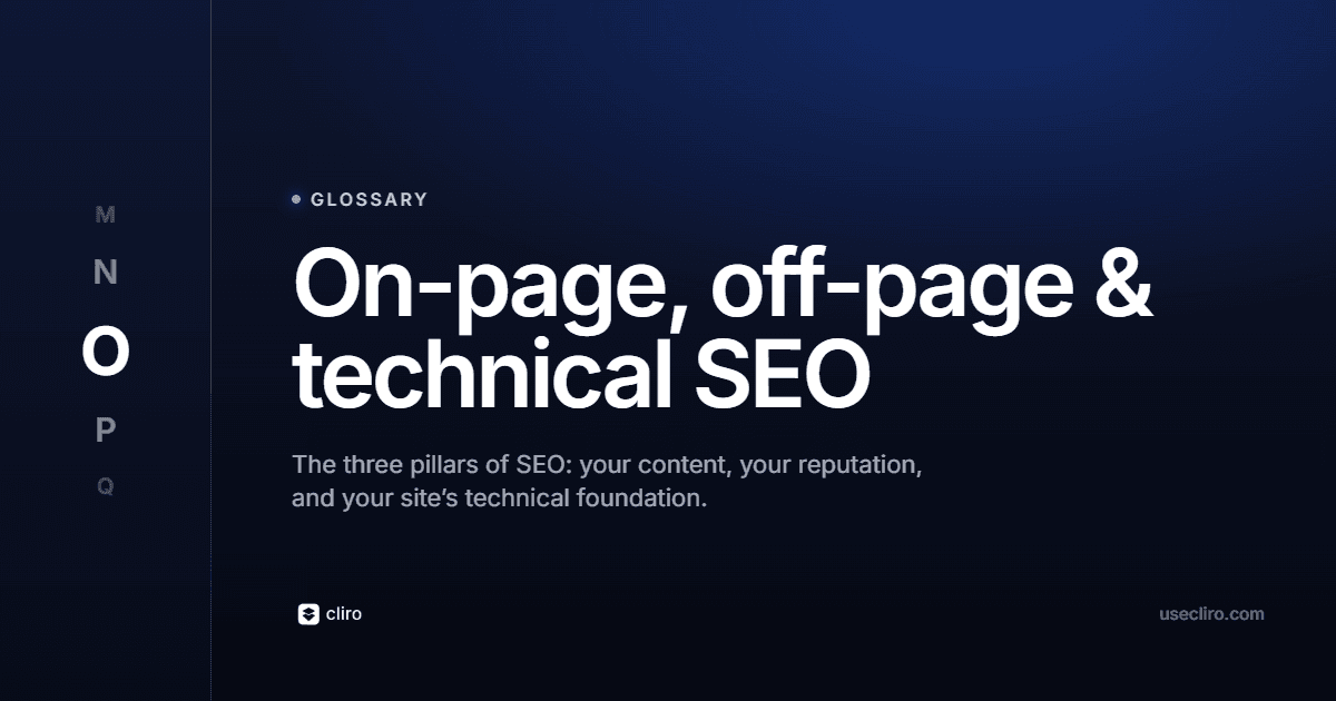 On-Page, Off-Page and Technical SEO: The 3 Pillars