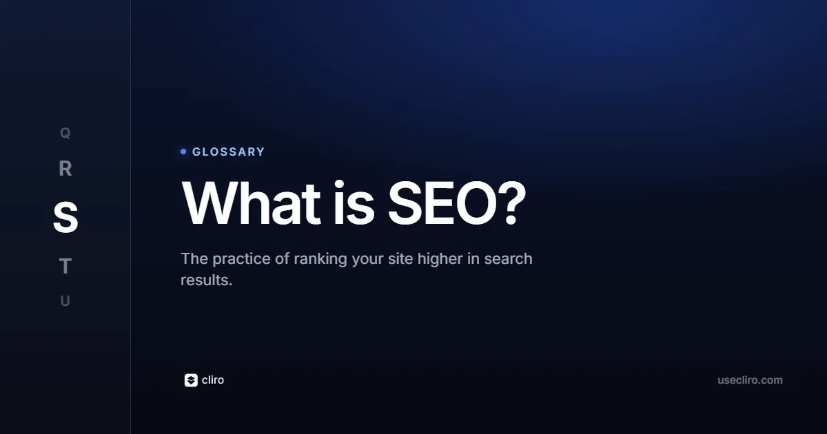 What is SEO?
