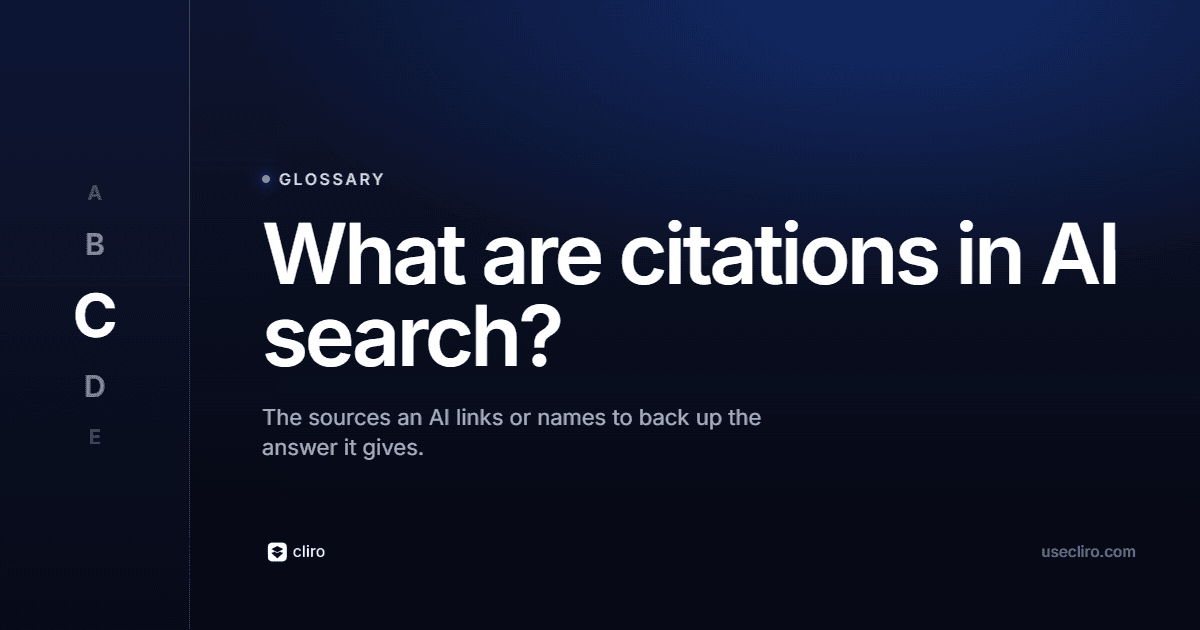 What Are Citations in AI Search? The Sources Behind Answers