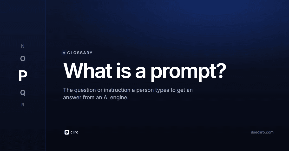 What Is a Prompt? How People Query AI Engines
