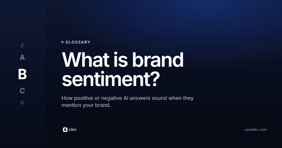 What Is Brand Sentiment in AI Search? A Practical Guide