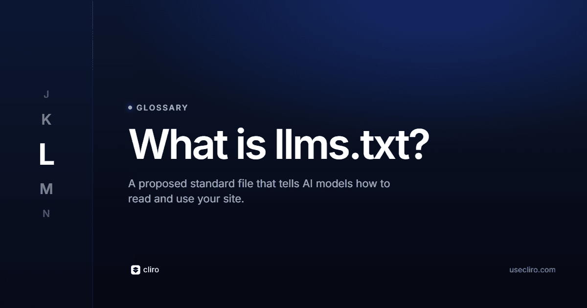 What Is llms.txt? The Proposed AI Content Standard