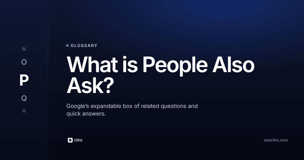What Is People Also Ask? Understanding Google's PAA Box