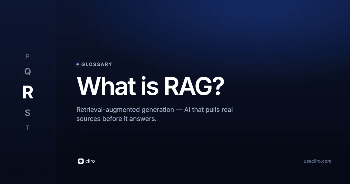 What Is RAG? Retrieval-Augmented Generation Explained