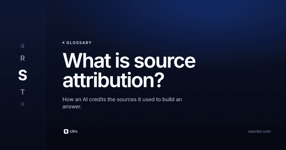 What Is Source Attribution? How AI Credits Its Sources