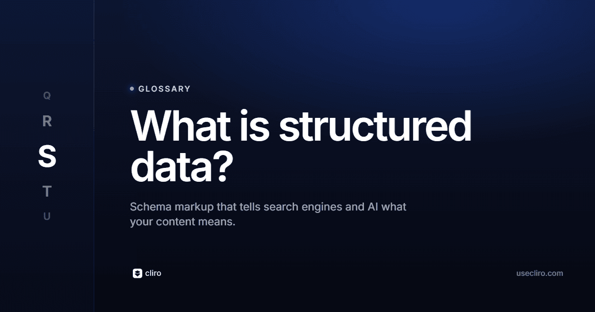 What Is Structured Data? Schema Markup for SEO and AI